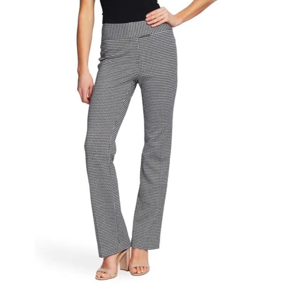 Cece Ponte Knit Slim Boot Leg Pants